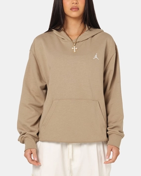 Jordan Brooklyn Fleece Pullover Hoodie Desert Camo/White Simple Fit