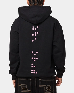 The Anti Order Brail Hoodie Black/Pink Silk Trail Style