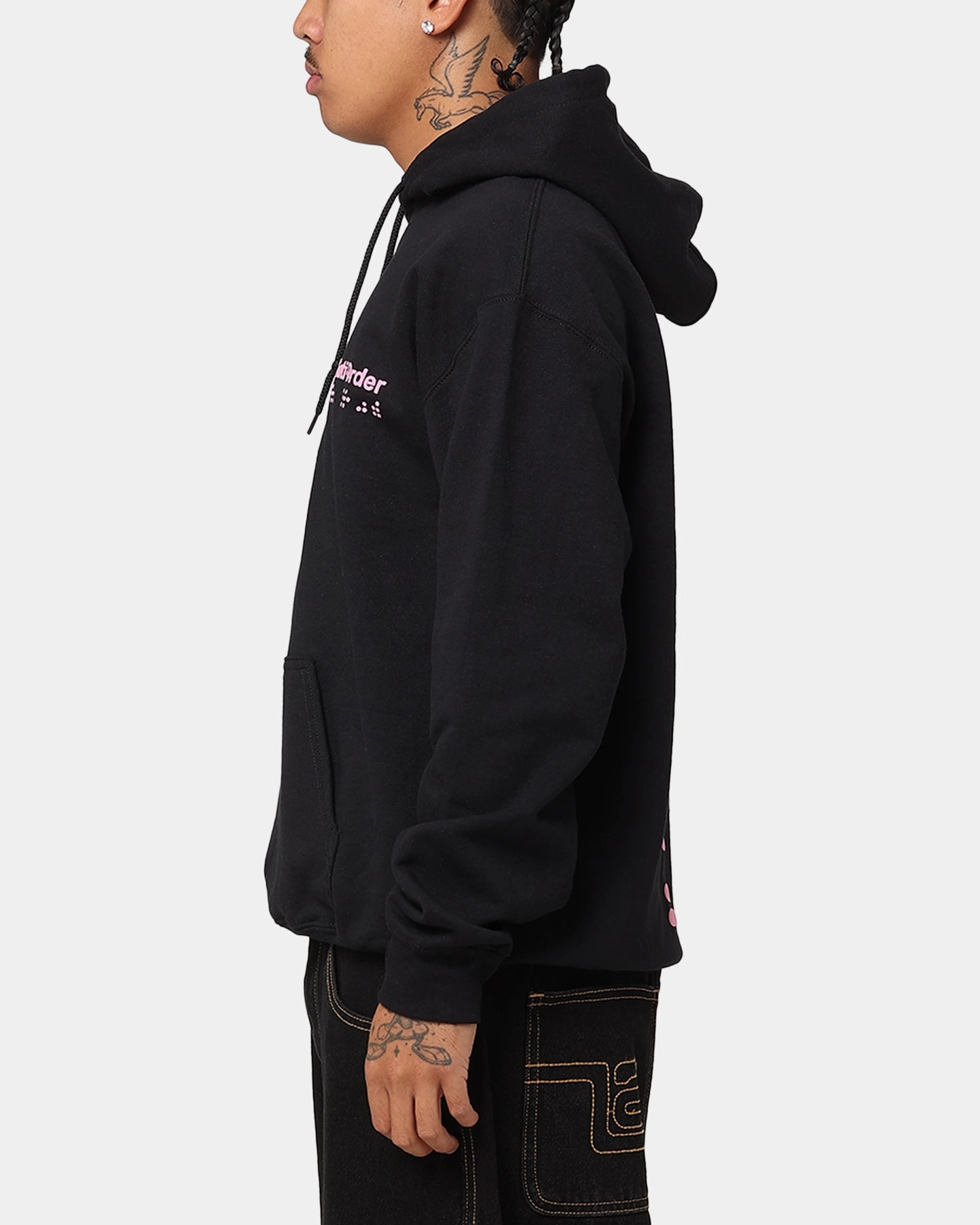 windproof sunny The Anti Order Brail Hoodie Black/Pink