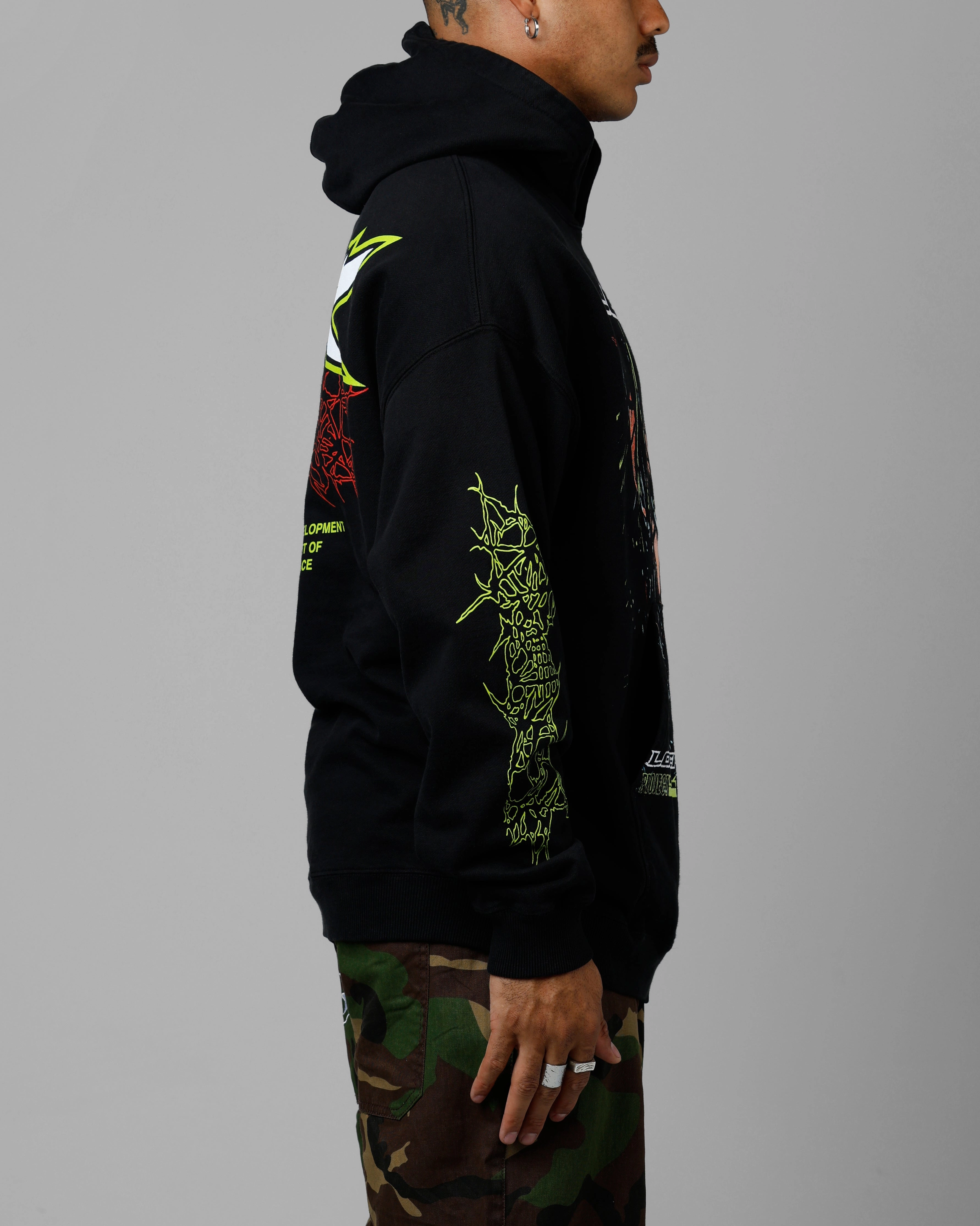 Loiter Project Dark Premium Hoodie Black Modern Outerwear