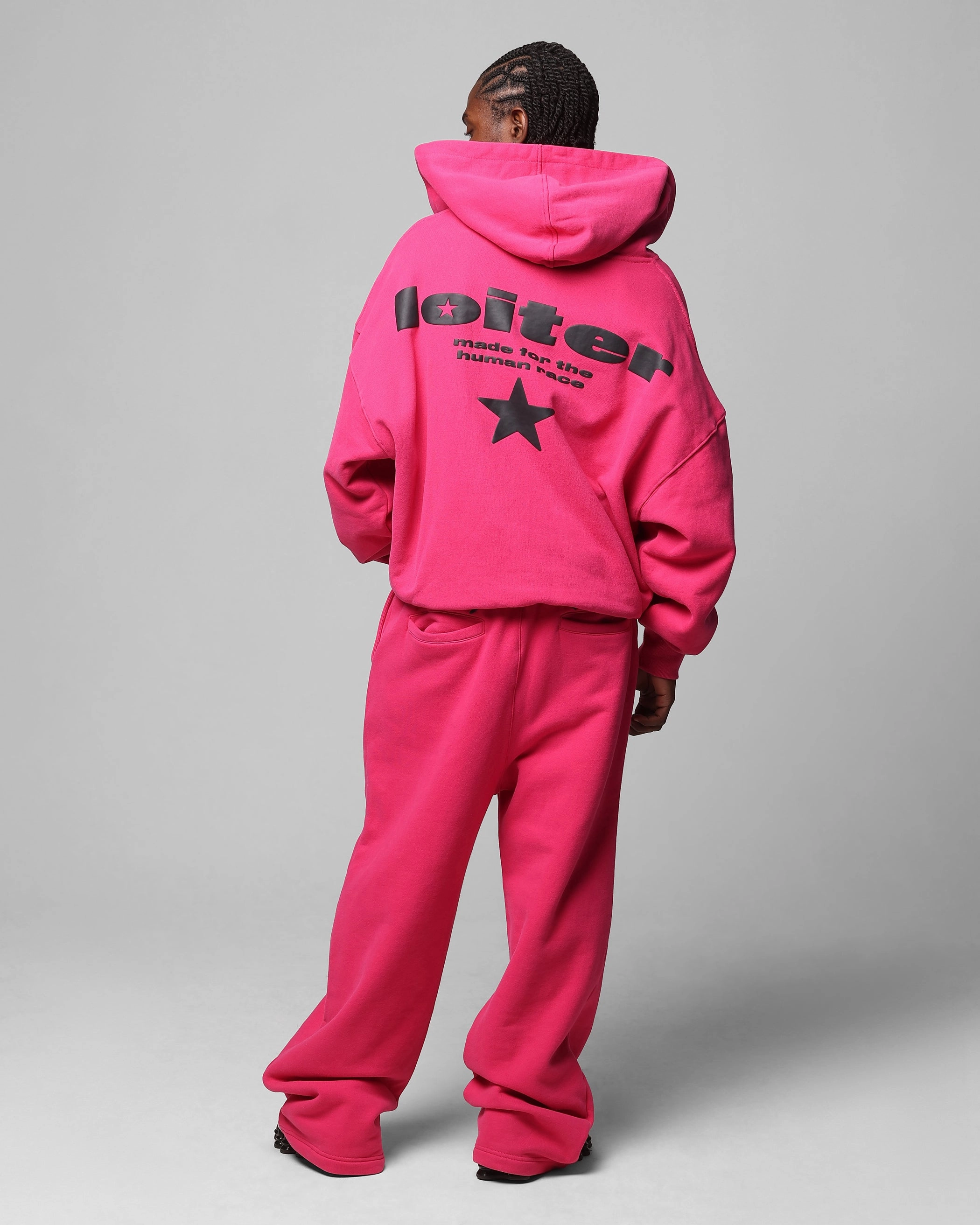 Party outfit Loiter Celestial Full Zip Hoodie Pink