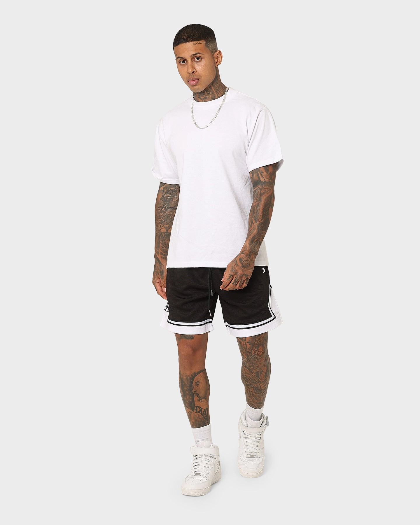 Classic Shorts surf wear New Era Los Angeles Dodgers Mesh Shorts Black