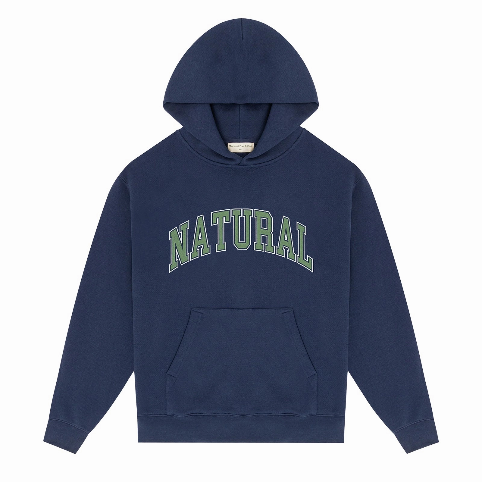 MultiPocket Design AntiStatic Treatment Museum Of Peace And Quiet Natural Hoodie 'Navy'