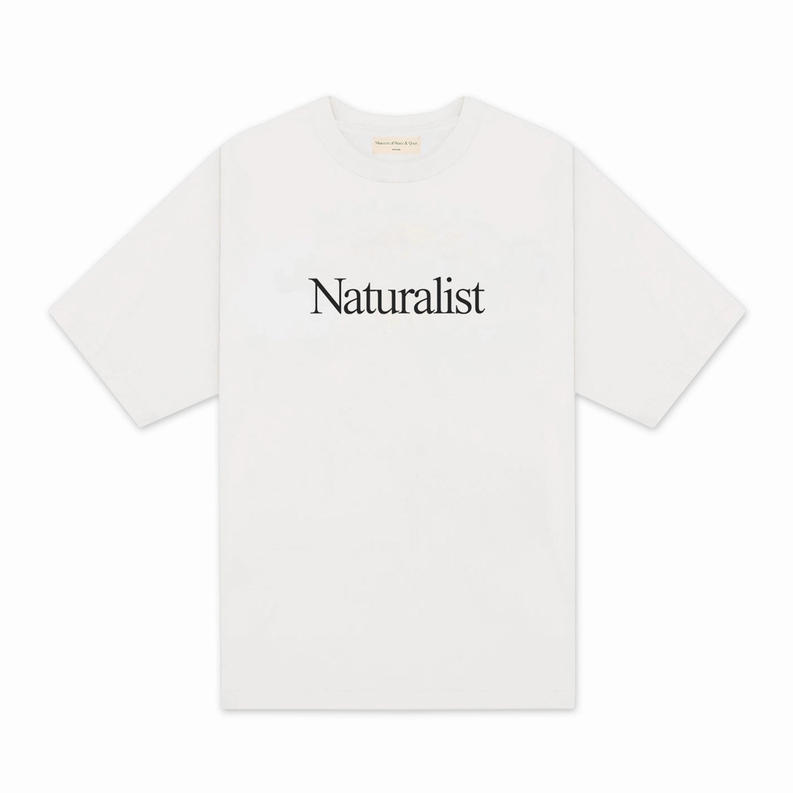 Museum Of Peace And Quiet Naturalist T-Shirt 'White' Flexible Wear