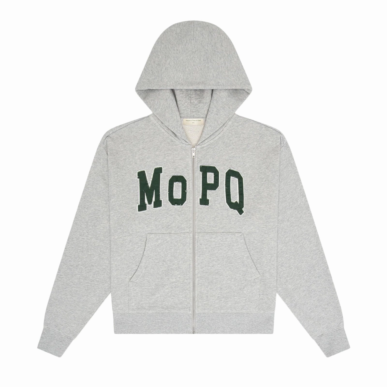 Museum Of Peace And Quiet University Zip Up 'Grey' radar detection