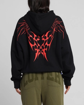 Loiter Draco Hoodie Black Street Edge suitable for beach vacations