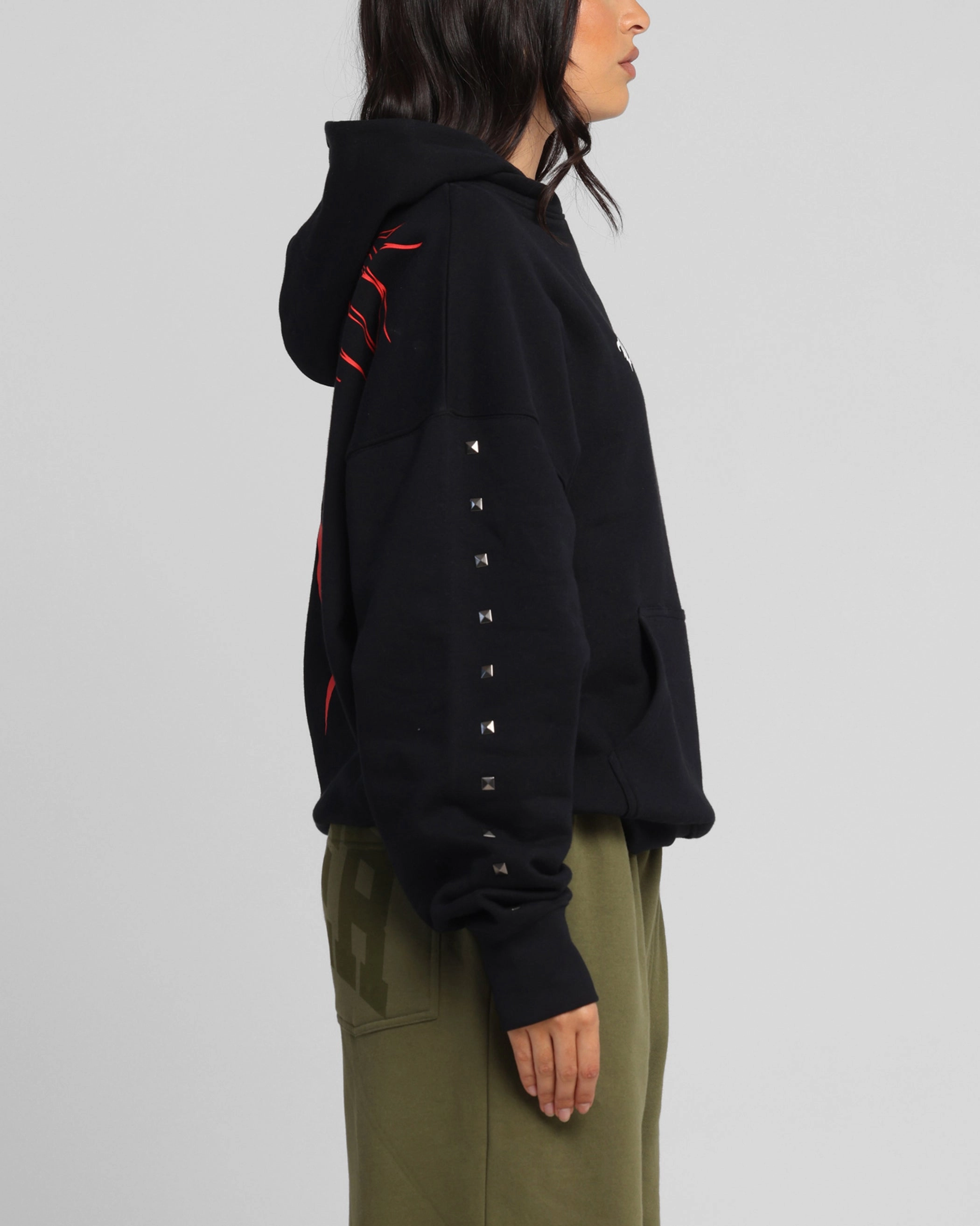Loiter Draco Hoodie Black Style Statement Lust