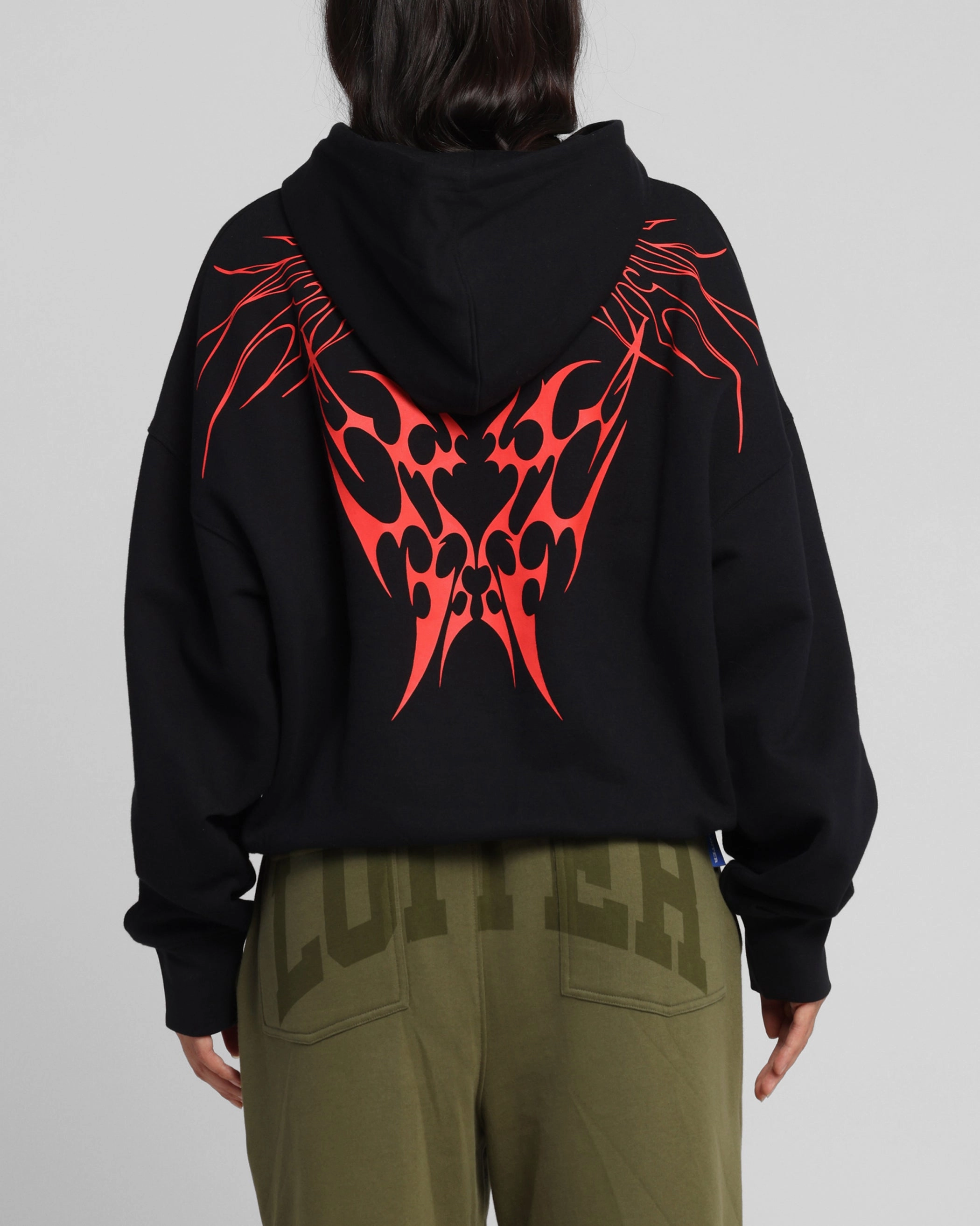 Loiter Draco Hoodie Black Street Edge suitable for beach vacations