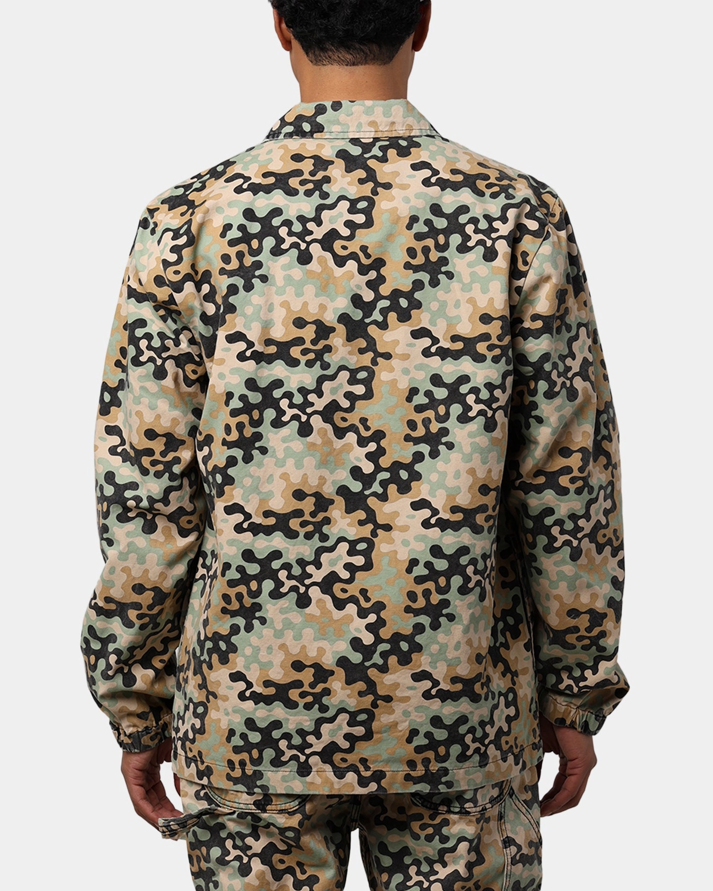 Students Golf Fletcher Camo Jacket Tan Fast Dry NoiseFreeMaterial