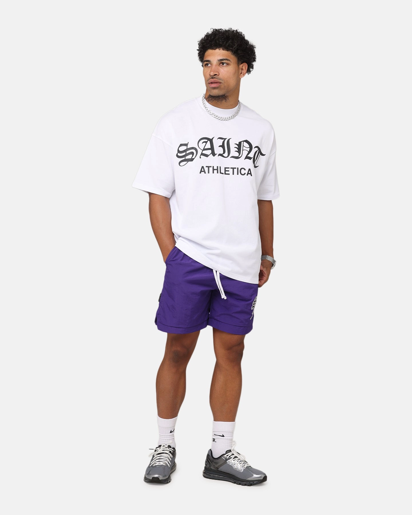 Thermal Regulation Layer Saint Morta Saint Athletica Boxy T-Shirt White/Black
