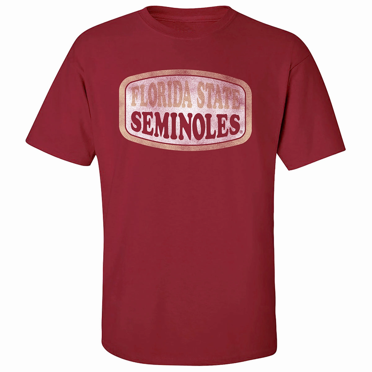 MV Sport Men's Florida State Seminoles Short Sleeve T-shirt - Garnet regular but not boring Breathable and Comfortable