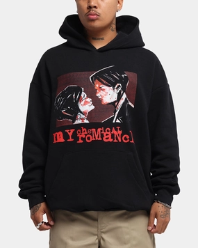 Cozy Layers Feminine Fit My Chemical Romance Tear Us Apart Hoodie Black