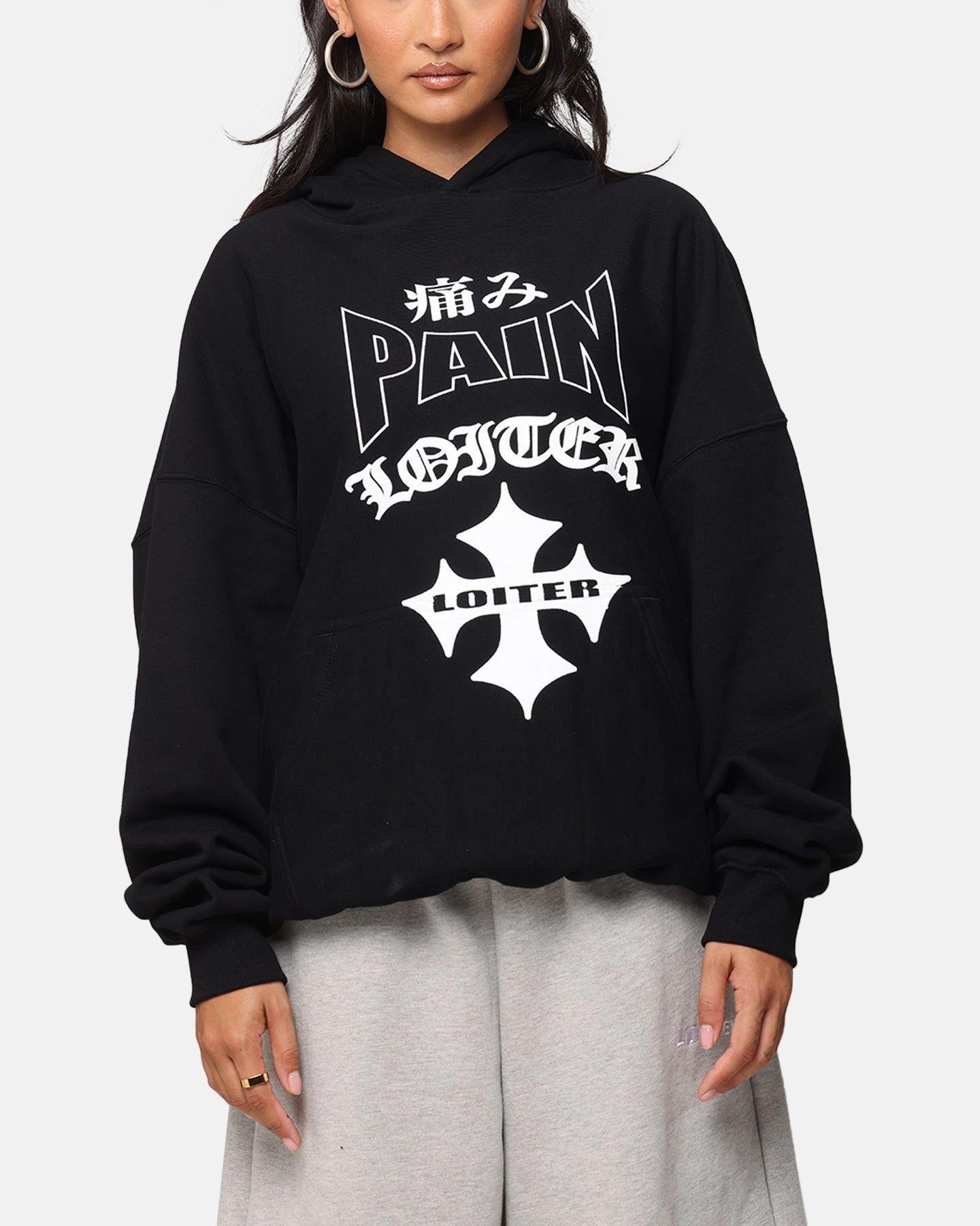 Loiter Ultimate Pain Hoodie Black New Arrival