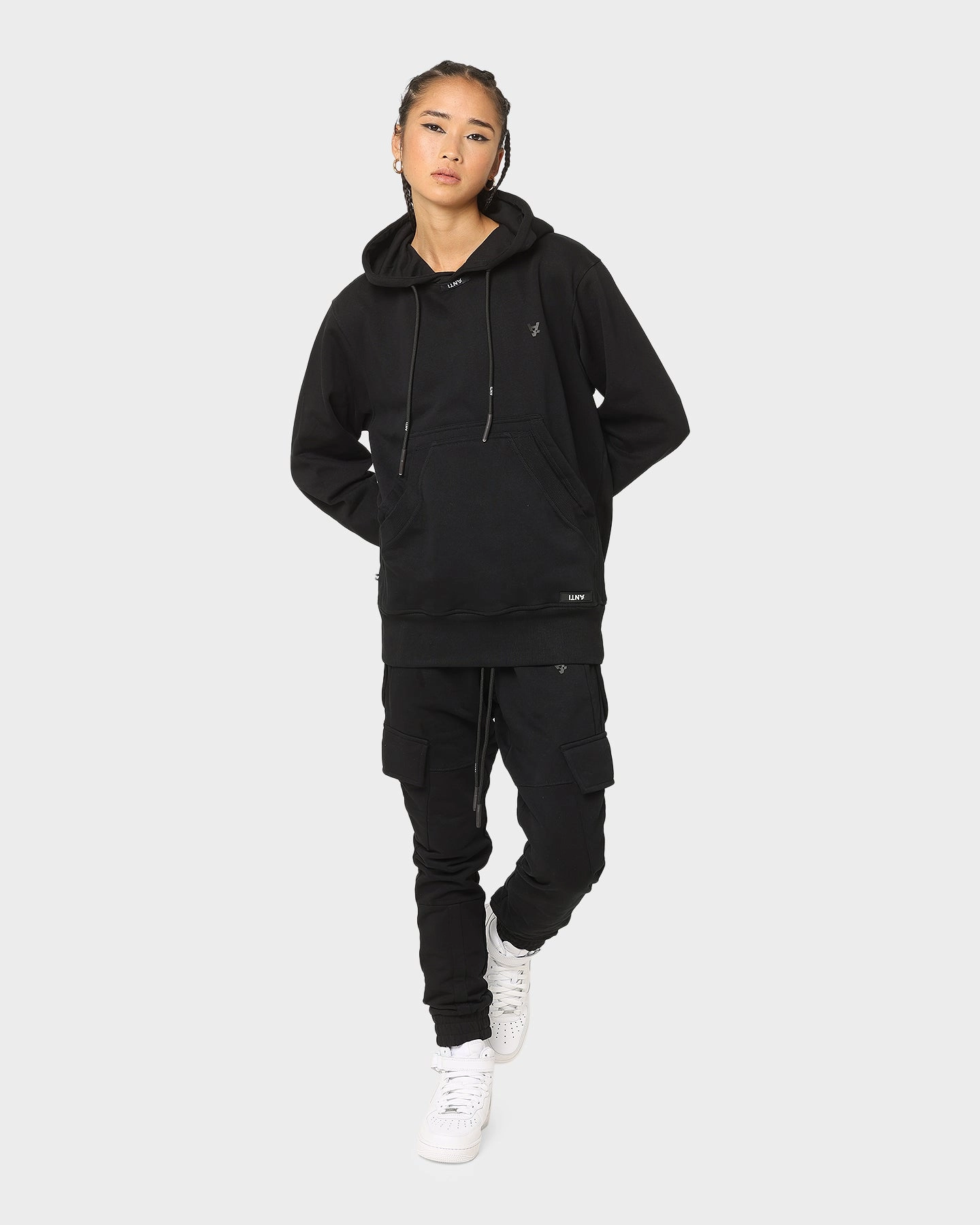 Comfortable fit The Anti Order Anti Essential Hoodie Black