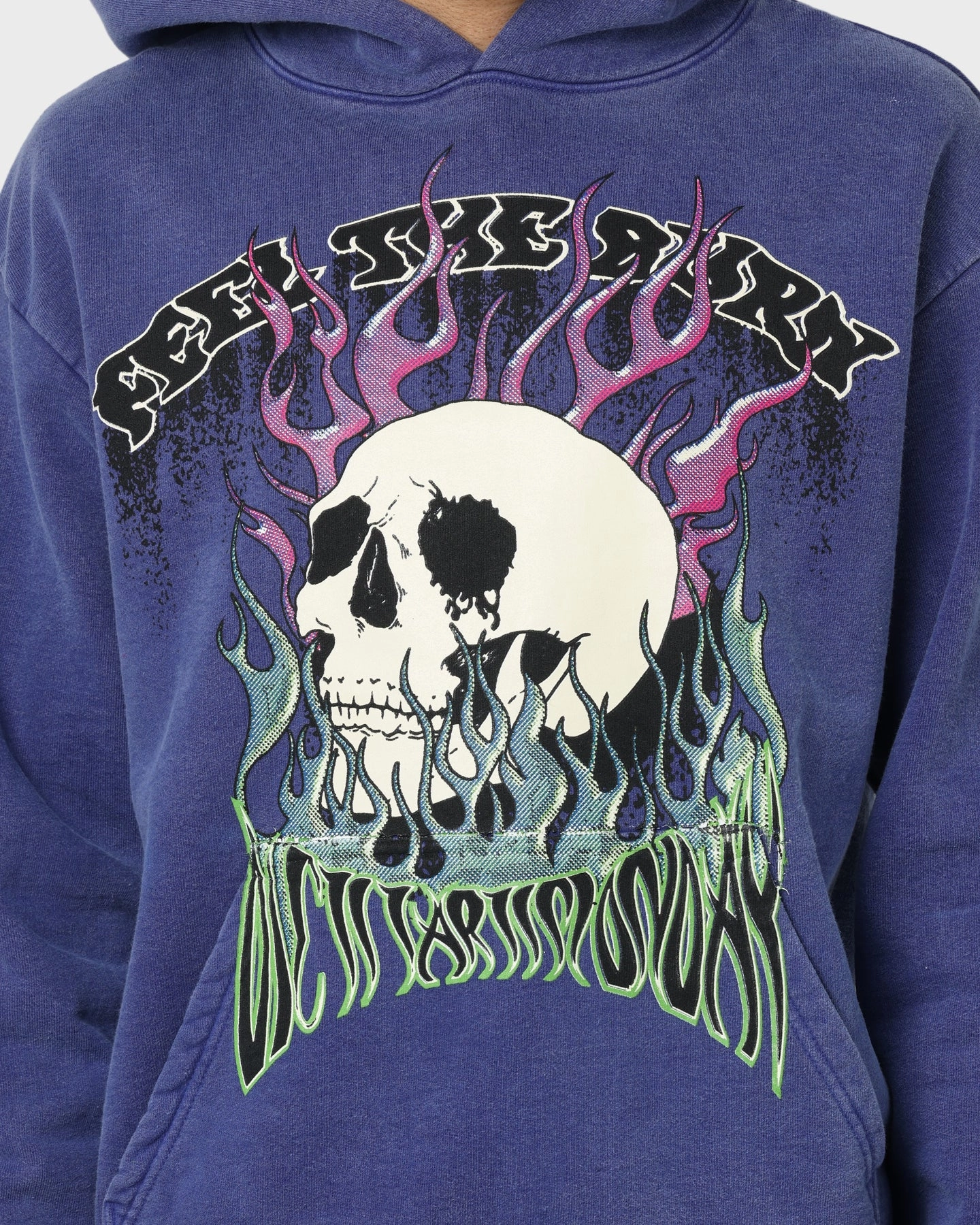 Nightwear Lightweight Fabric Diet Starts Monday Feel The Burn Hoodie Blue