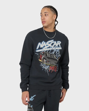 Eco Friendly Coating NASCAR Lightning Cup Series Crewneck Washed Black
