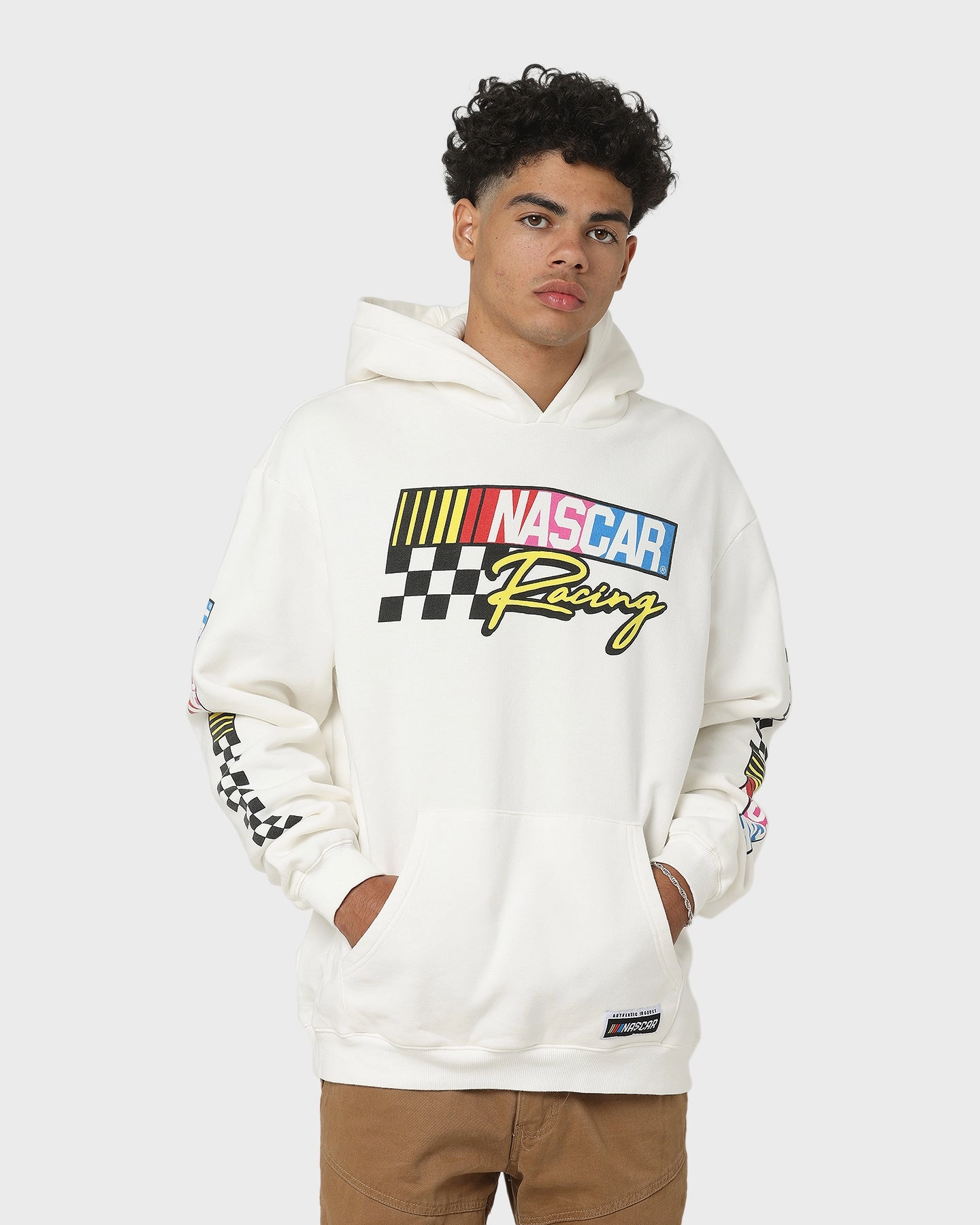 Flight NASCAR NASCAR Racing Hoodie Vintage White