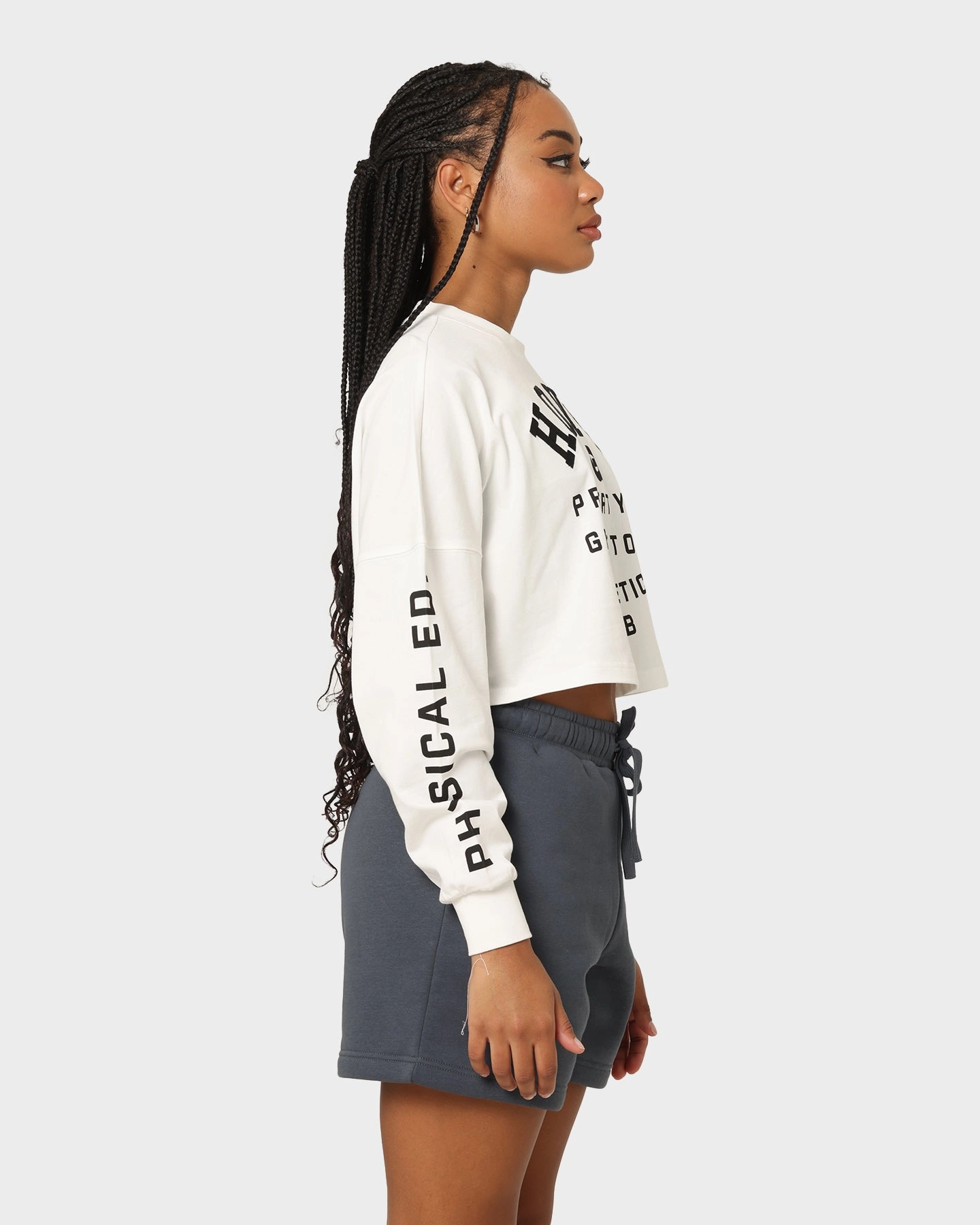 Vibrant Colors Stylish and Fun National Collegiate Athletic Association Georgetown Hoyas Women's Athletics T-Shirt Vintage White