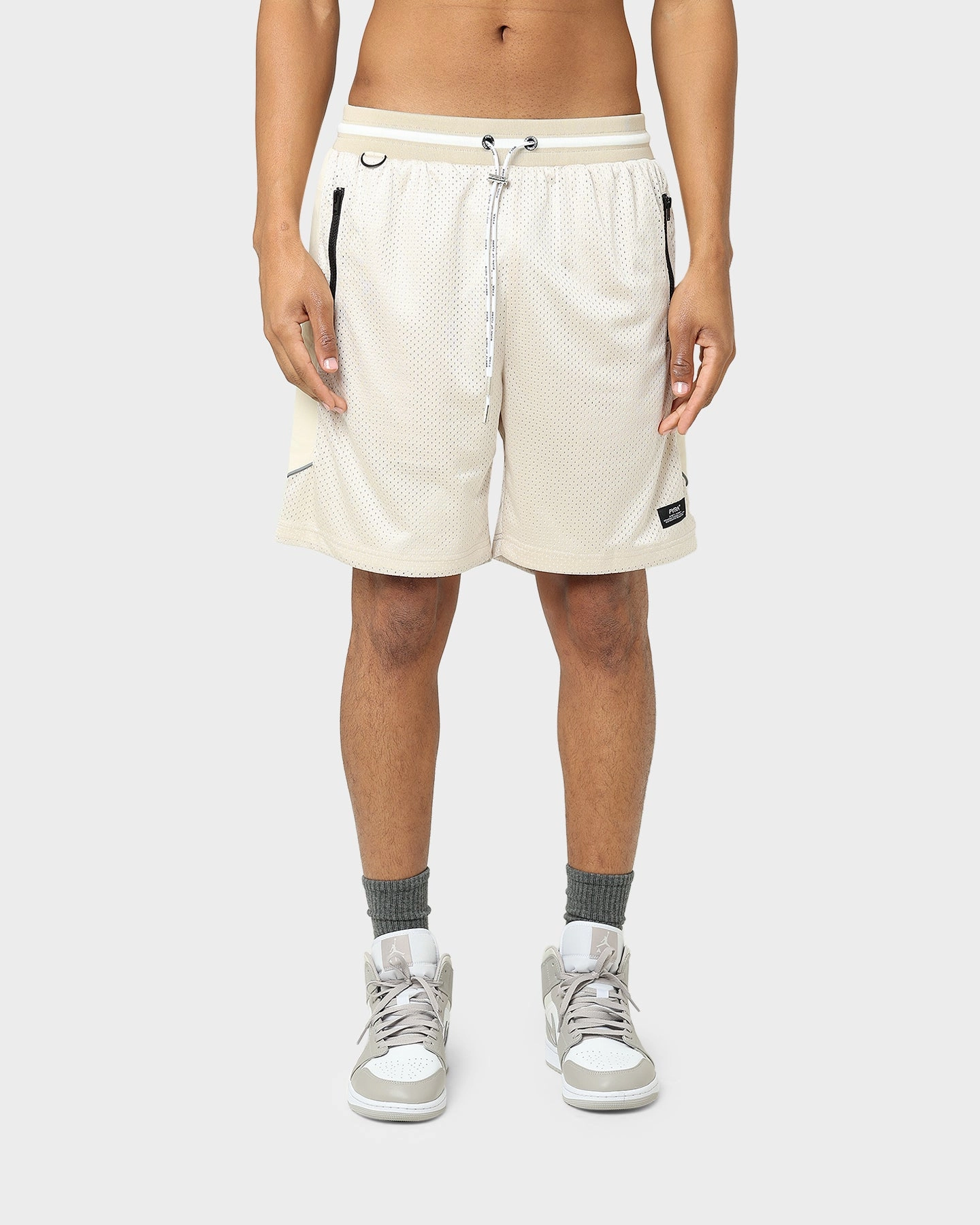Luxury Feel Pyra Nero Mesh Shorts Chateau Grey