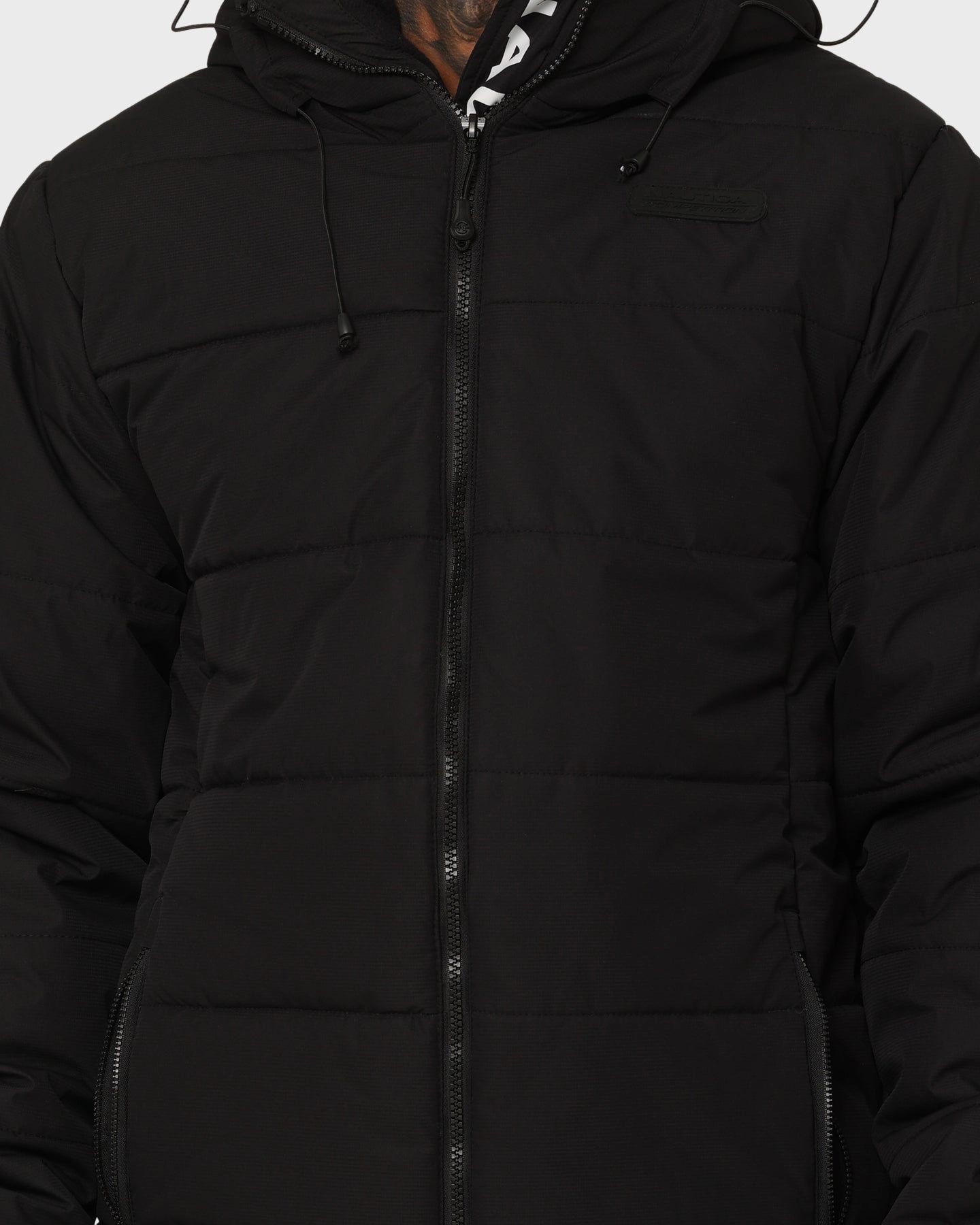 Nautica Antigua Padded Jacket Black Lightweight Packable Build