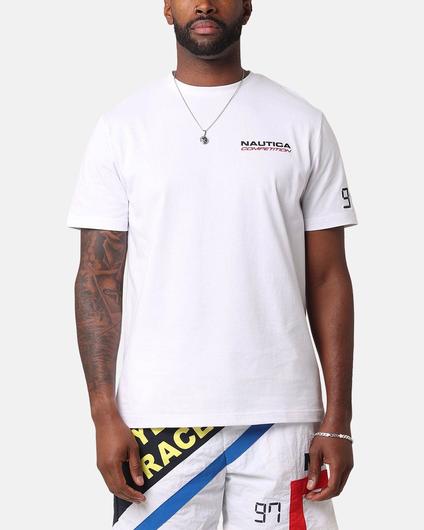 Stylish Wear Vibrant Colors Nautica Arcadia T-Shirt White