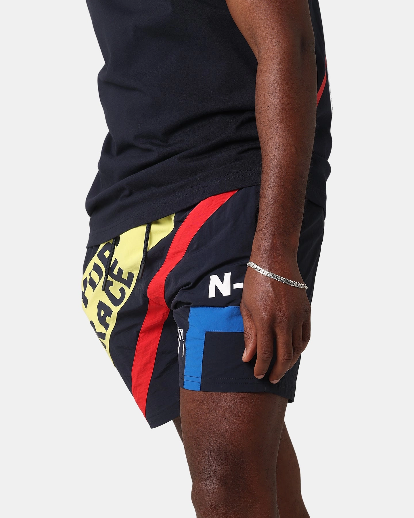 Nautica Arenac Swim Shorts Dark Navy Multi Pocket Design semi-formal look