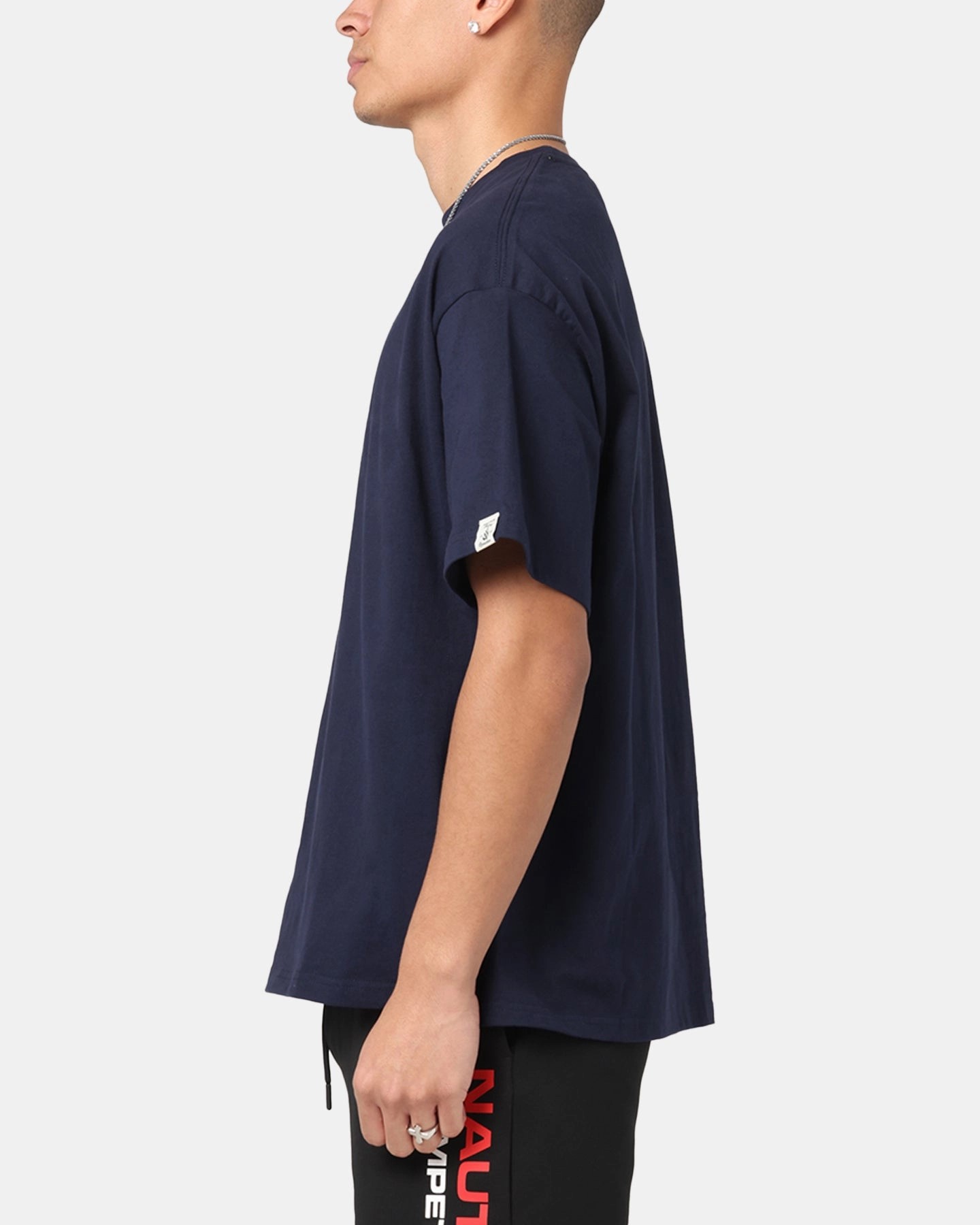 Smart Layering BreathableFabric Nautica Basic Logo T-Shirt Navy