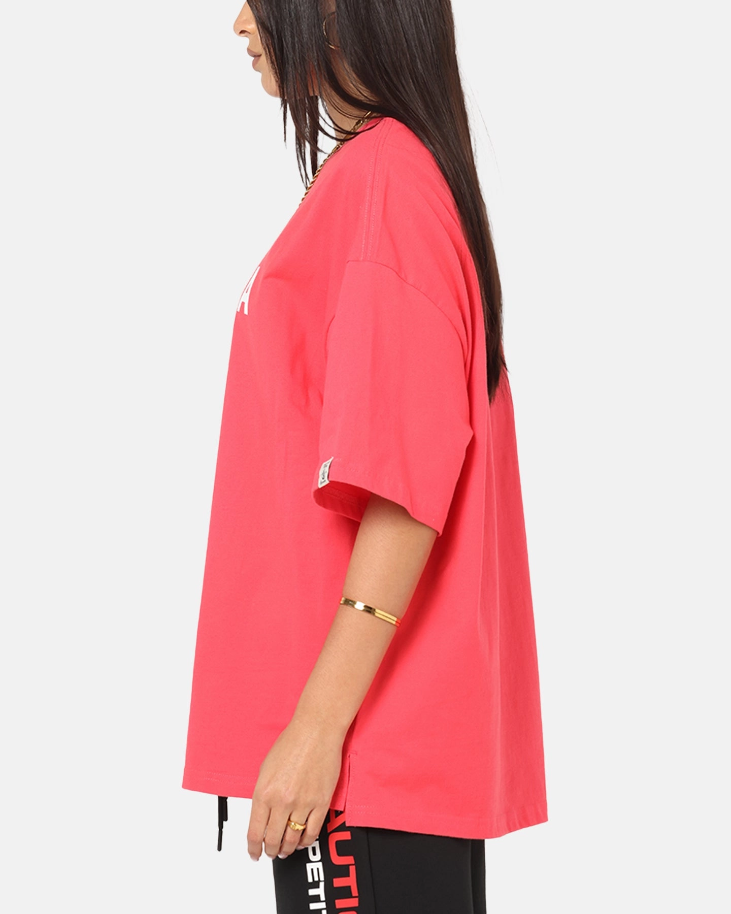 Nautica Basic Logo T-Shirt Pink Everyday Fit Soft Cotton Feel