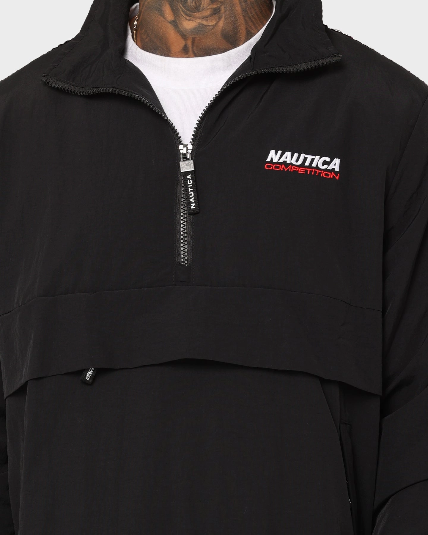 Skate Nautica Larkin Track Top Jacket Black