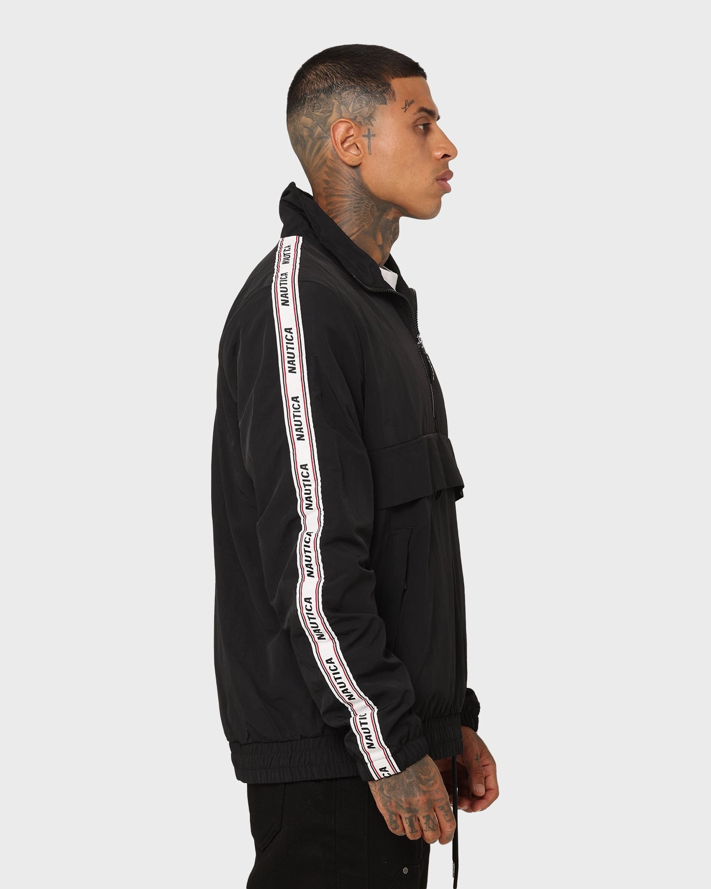 Easter Nautica Larkin Track Top Jacket Black