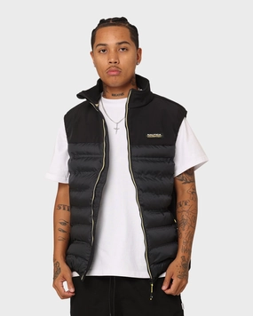 Lightweight Warmth Compression Friendly Fit Nautica Milen Gilet Jacket Black