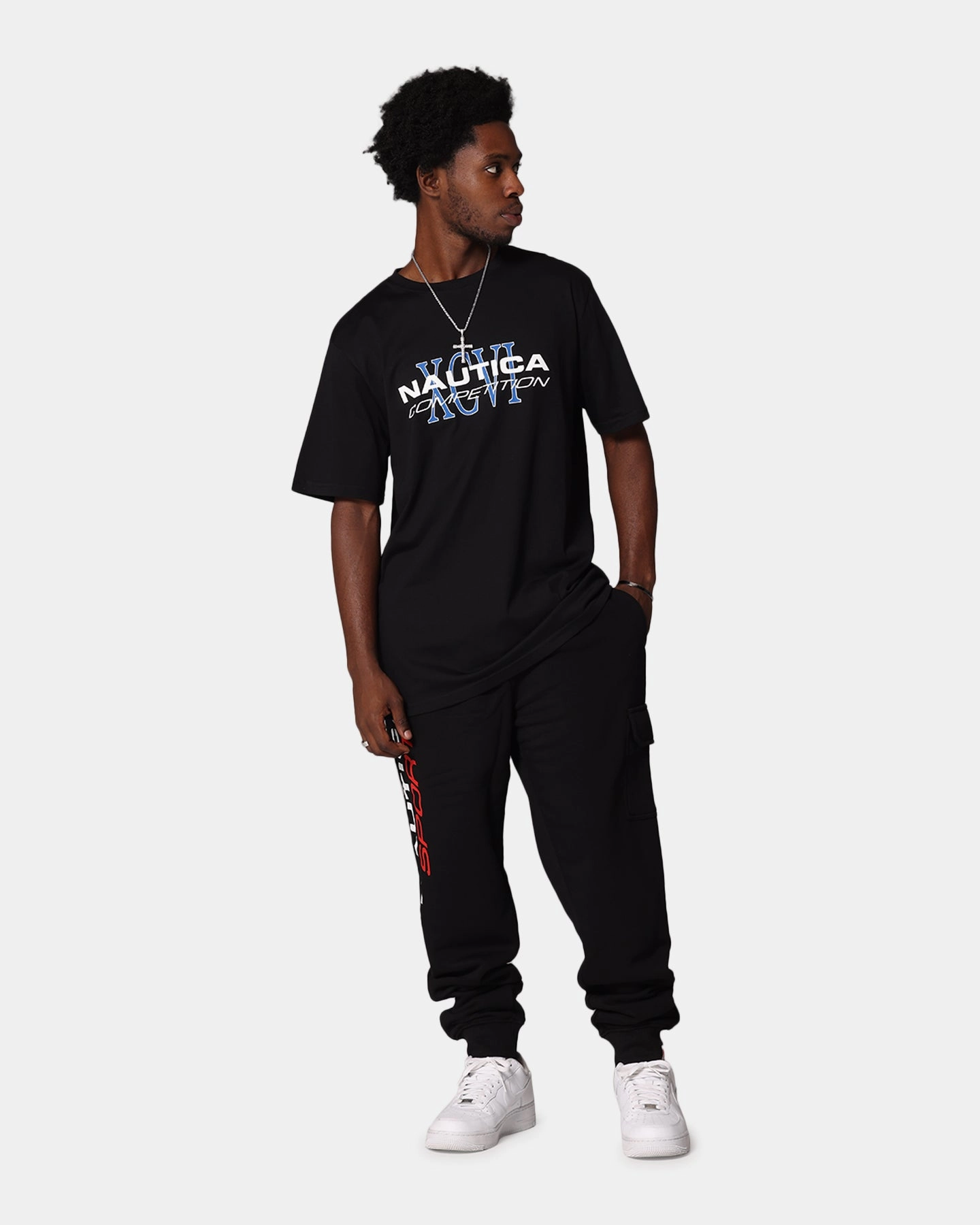 HeatResistantMaterial Nautica Rives T-Shirt Black
