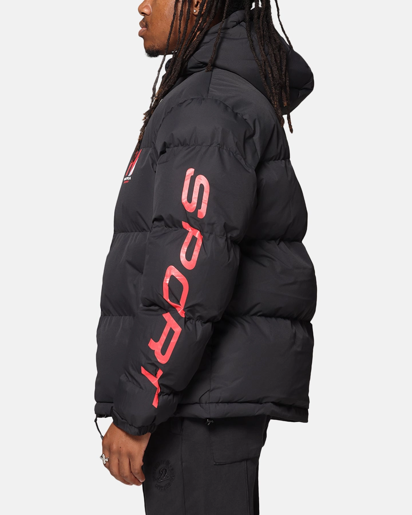 elastic waistband Patience Nautica Sedona Padded Jacket Black