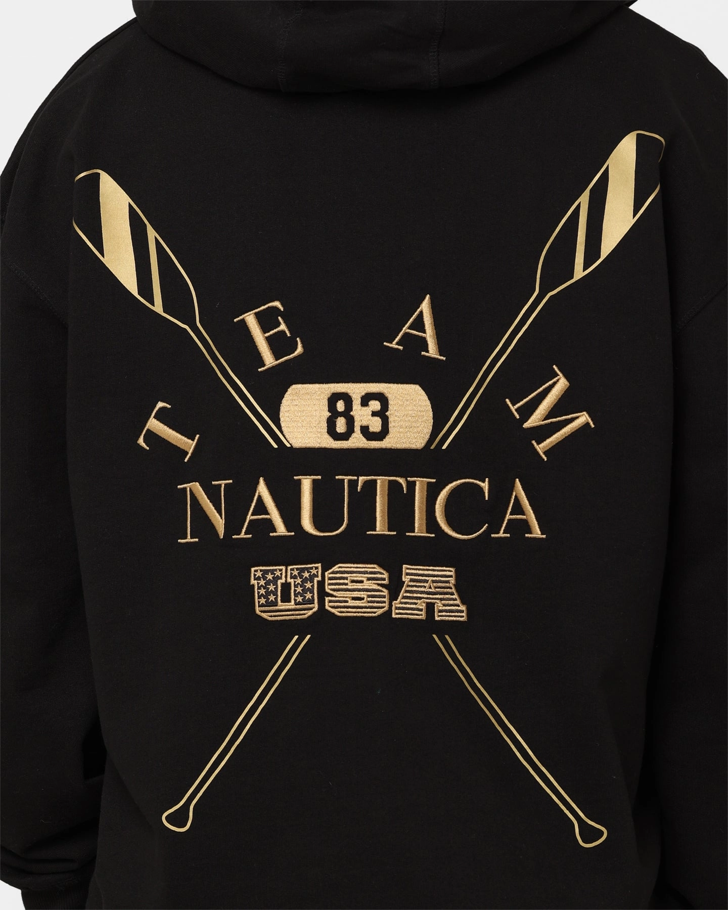 Patched Nautica Terrex 2 Heavyweight Hoodie Anthracite