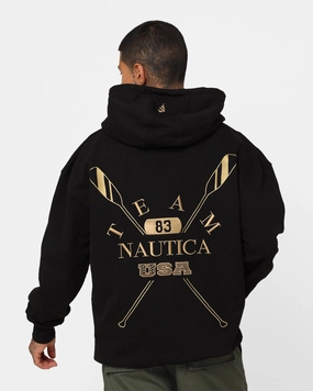 Nautica Terrex 2 Heavyweight Hoodie Anthracite young people Dual Layer Fabric