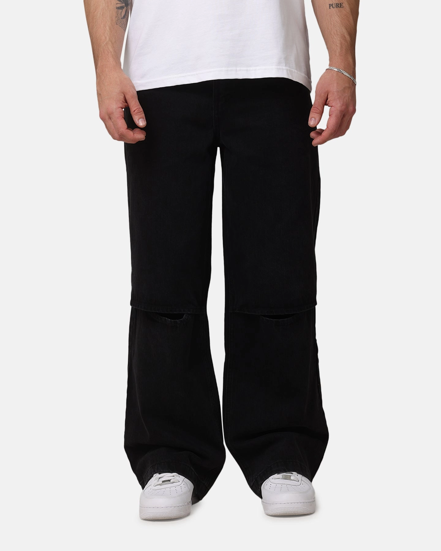 Saint Morta Covert Amplus Jeans Black Shadow Basic Style