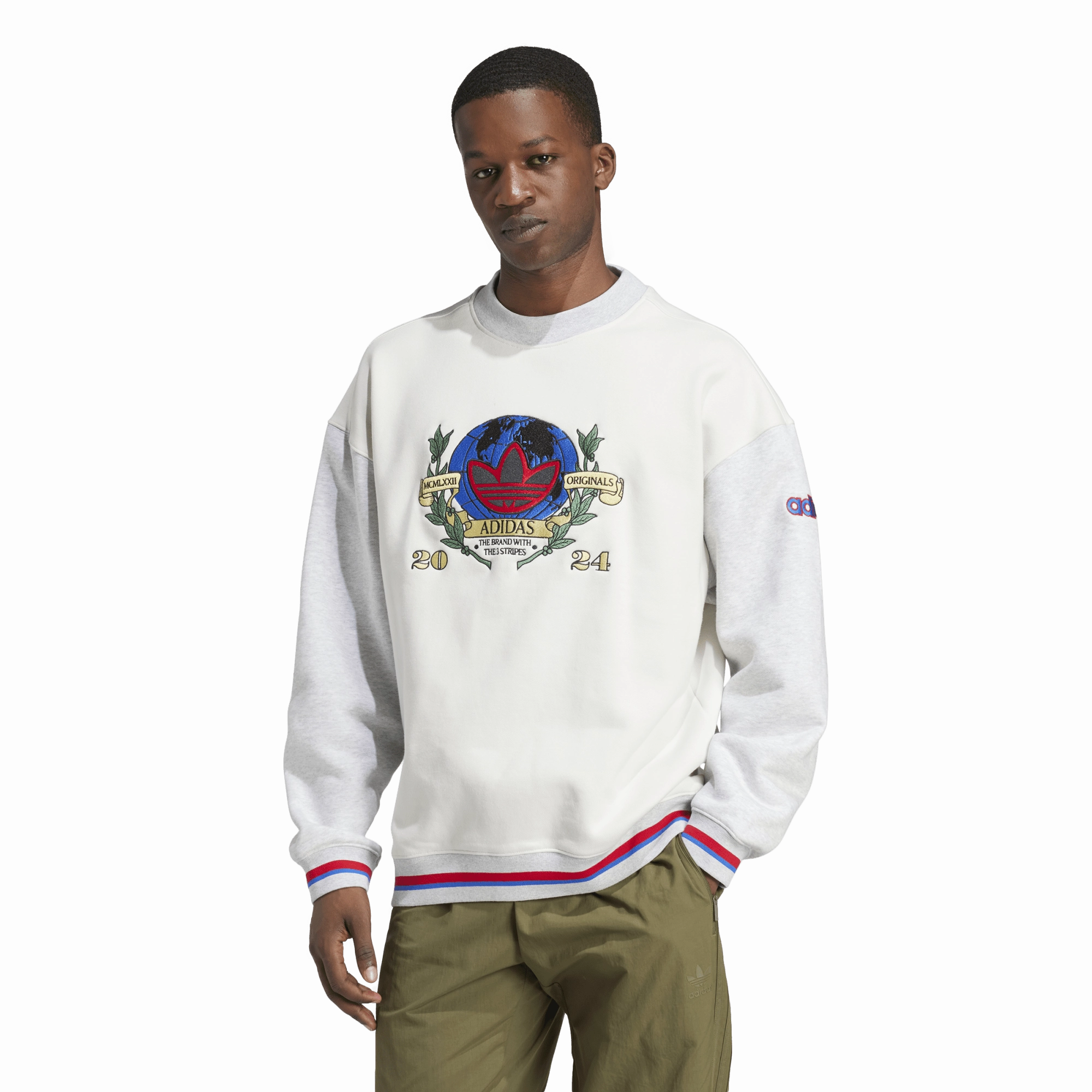 adidas Olympic Crew 'ClowhiI' suitable for holidays product label information
