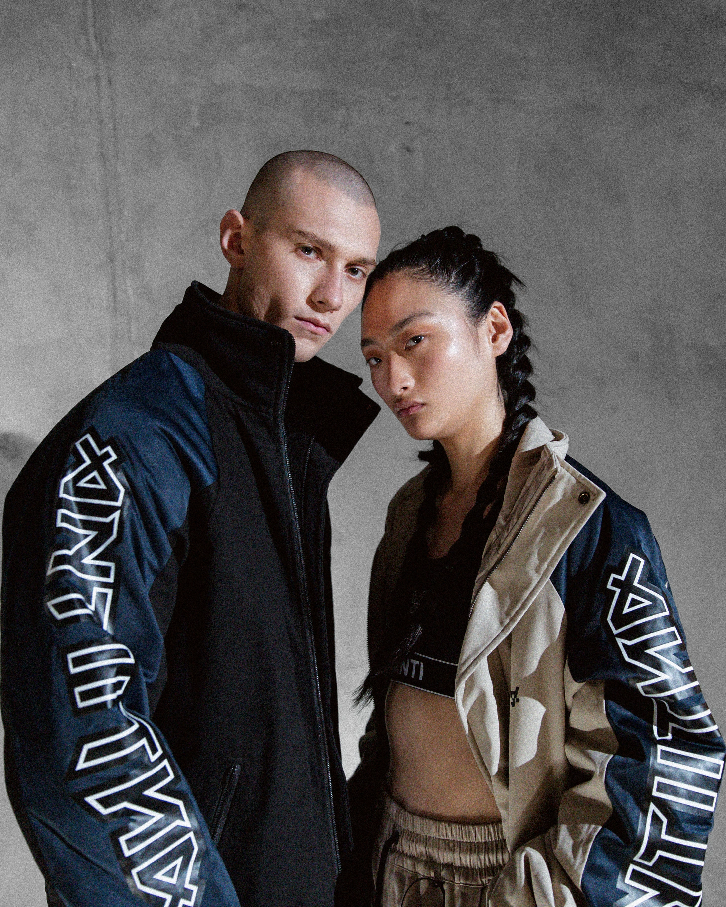 The Anti Order Terminus Jacket Bone/Navy swimmers
