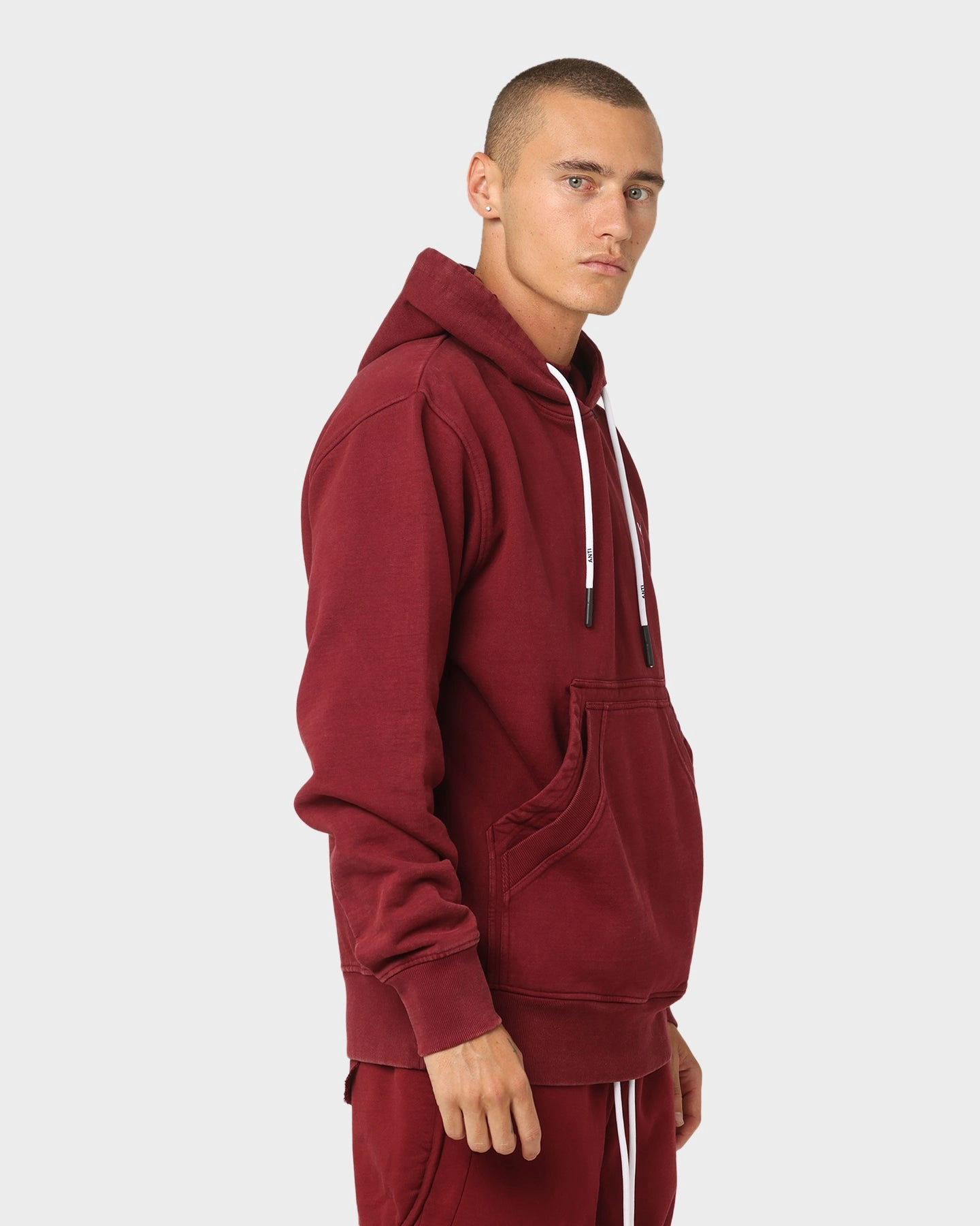 The Anti Order Anti Essential Hoodie Vintage Maroon Wilderness Collaborate