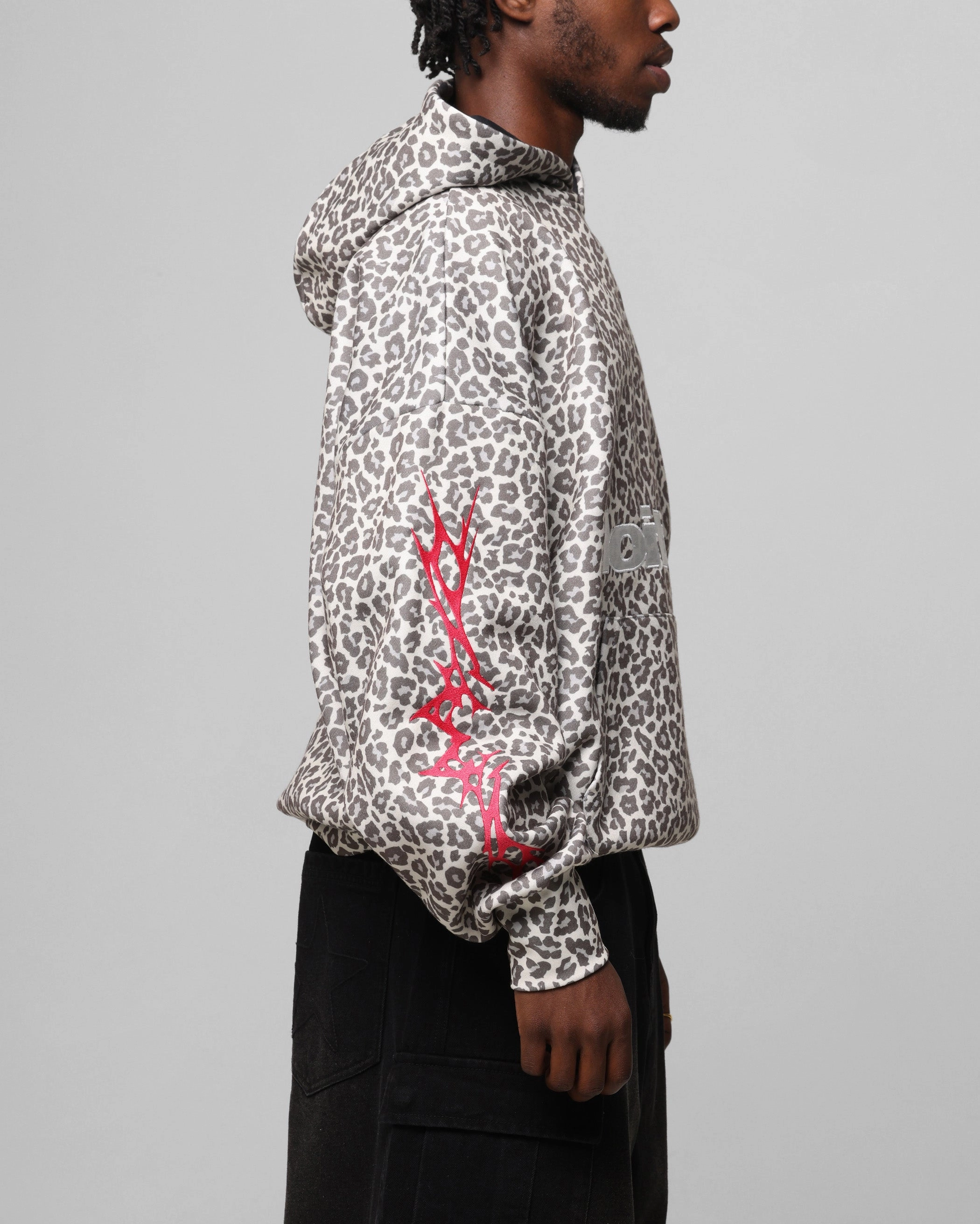 Loiter Soho Hoodie Snow Leopard AntiPilling Surface Finish