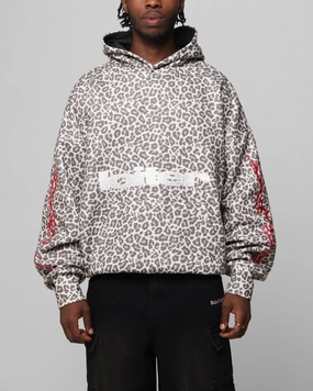 Loiter Soho Hoodie Snow Leopard Faith Non Restrictive Cut