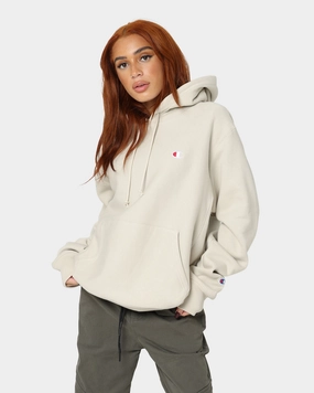 suitable for graduations Champion Reverse Weave Small C Hoodie Pebblestone