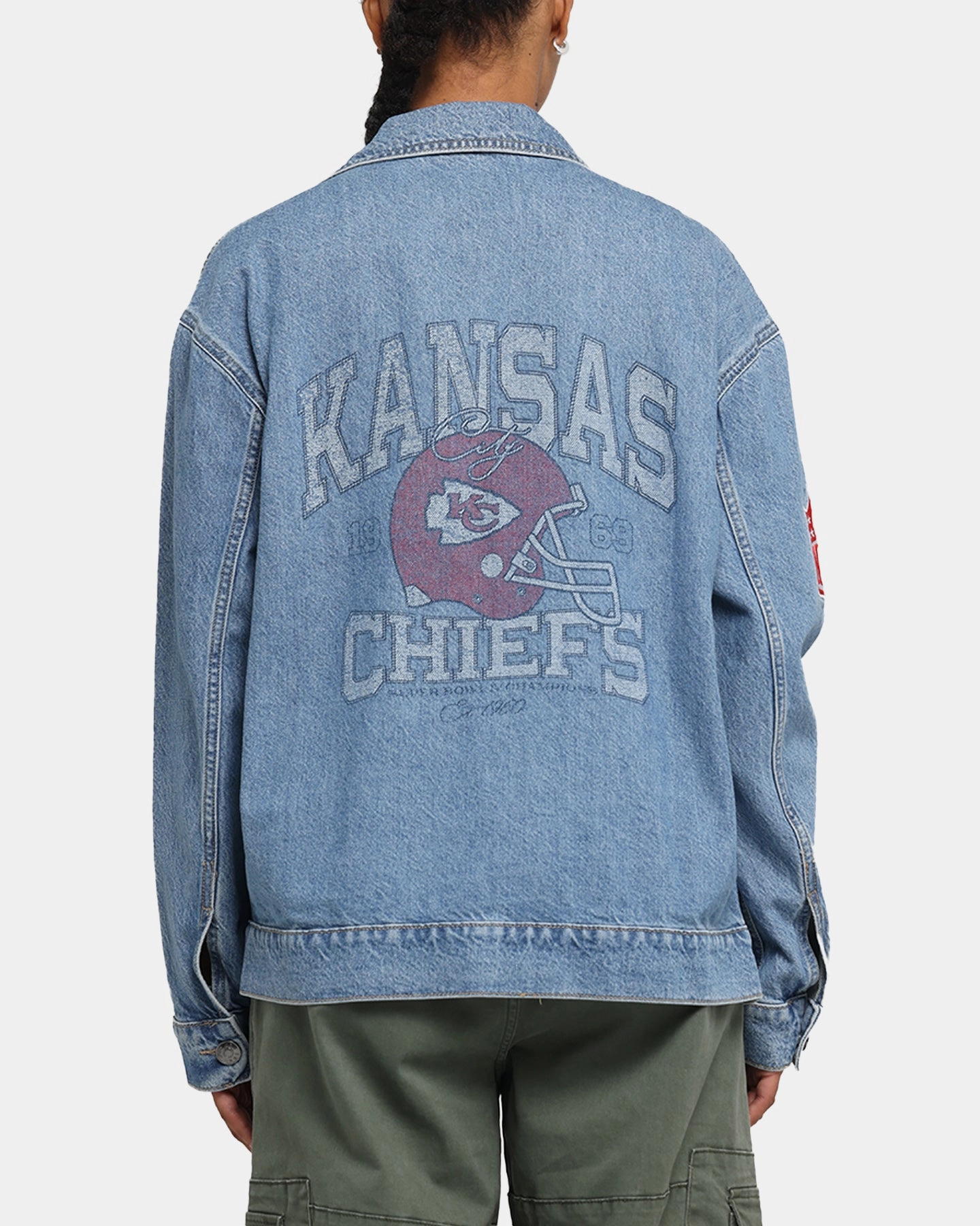 New Era Kansas City Chiefs NFL Denim Jacket Dark Blue Future