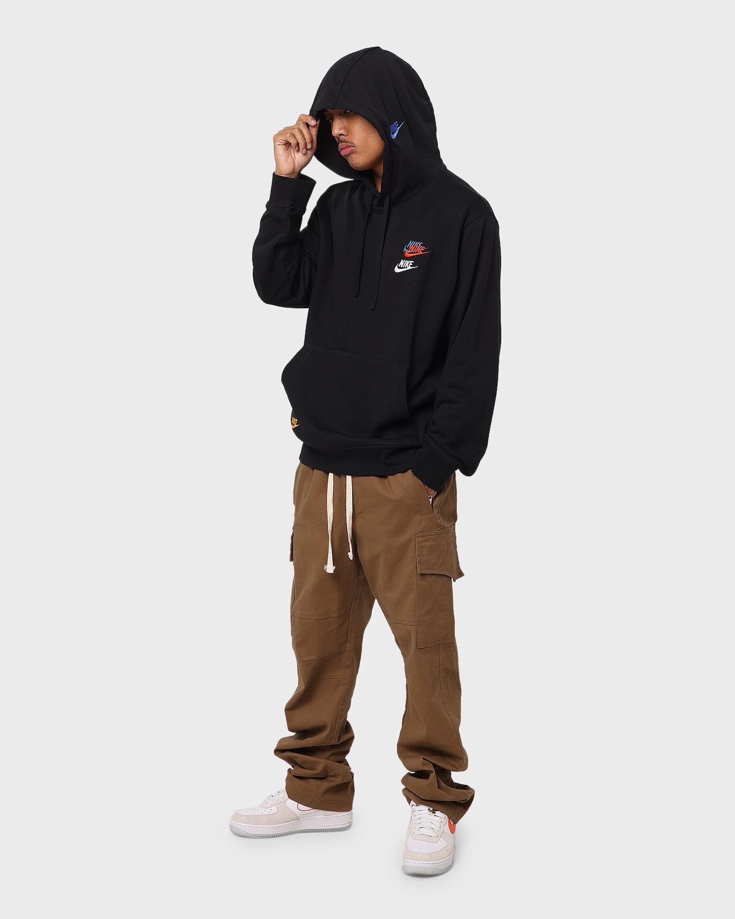 Nike Nike Sportswear Essentials  Pullover Hoodie Black/Black ZipperClosure