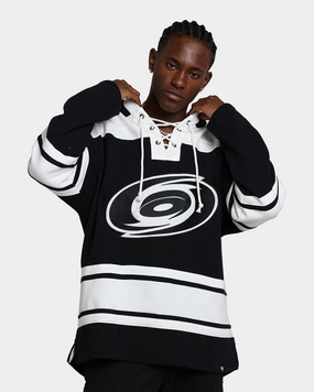 47 Brand Carolina Hurricanes Superior Lacer Hoodie Jet Black Adventure High - end