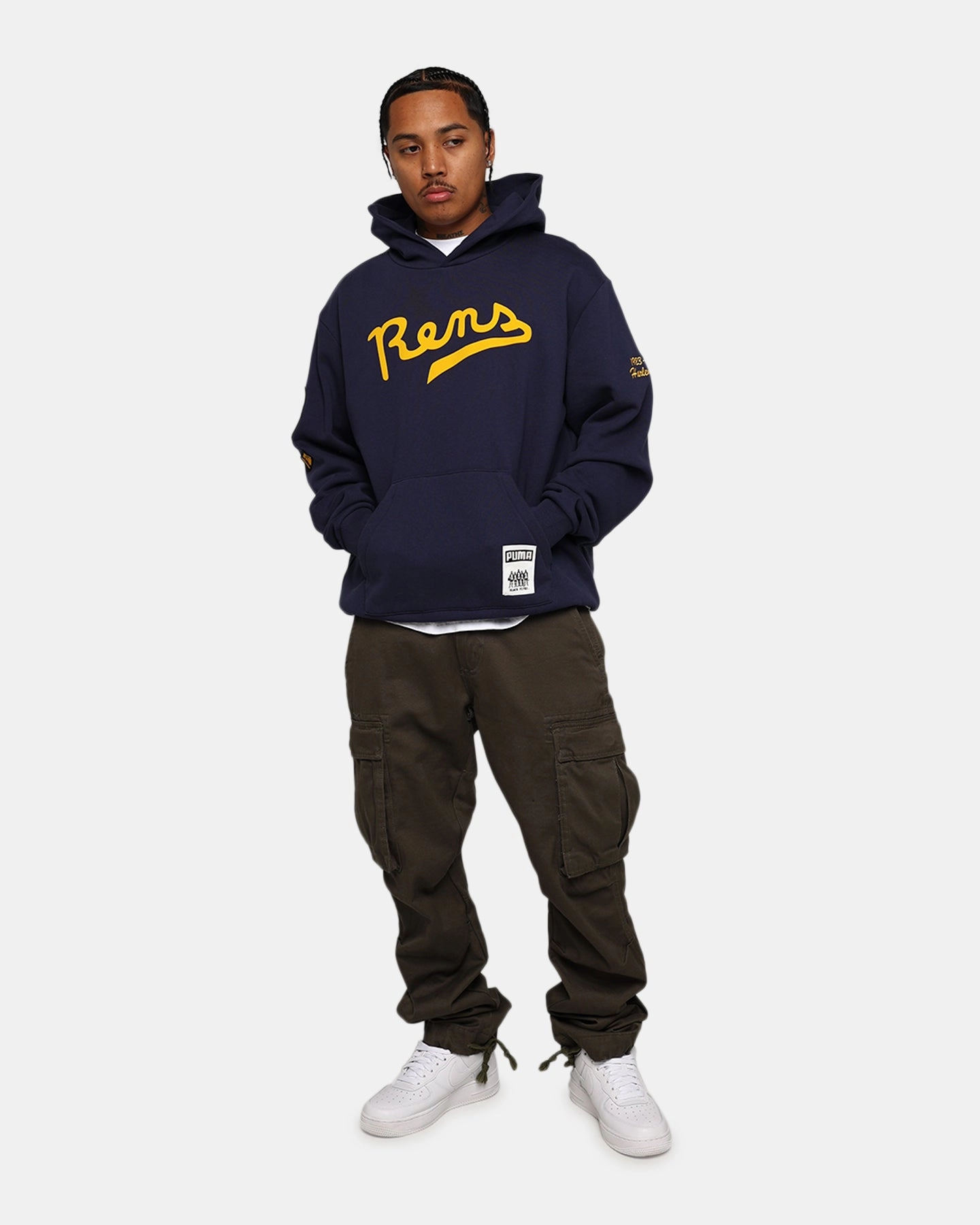 Puma Rens 100 Hoodie Puma Navy Quick Dry Technology