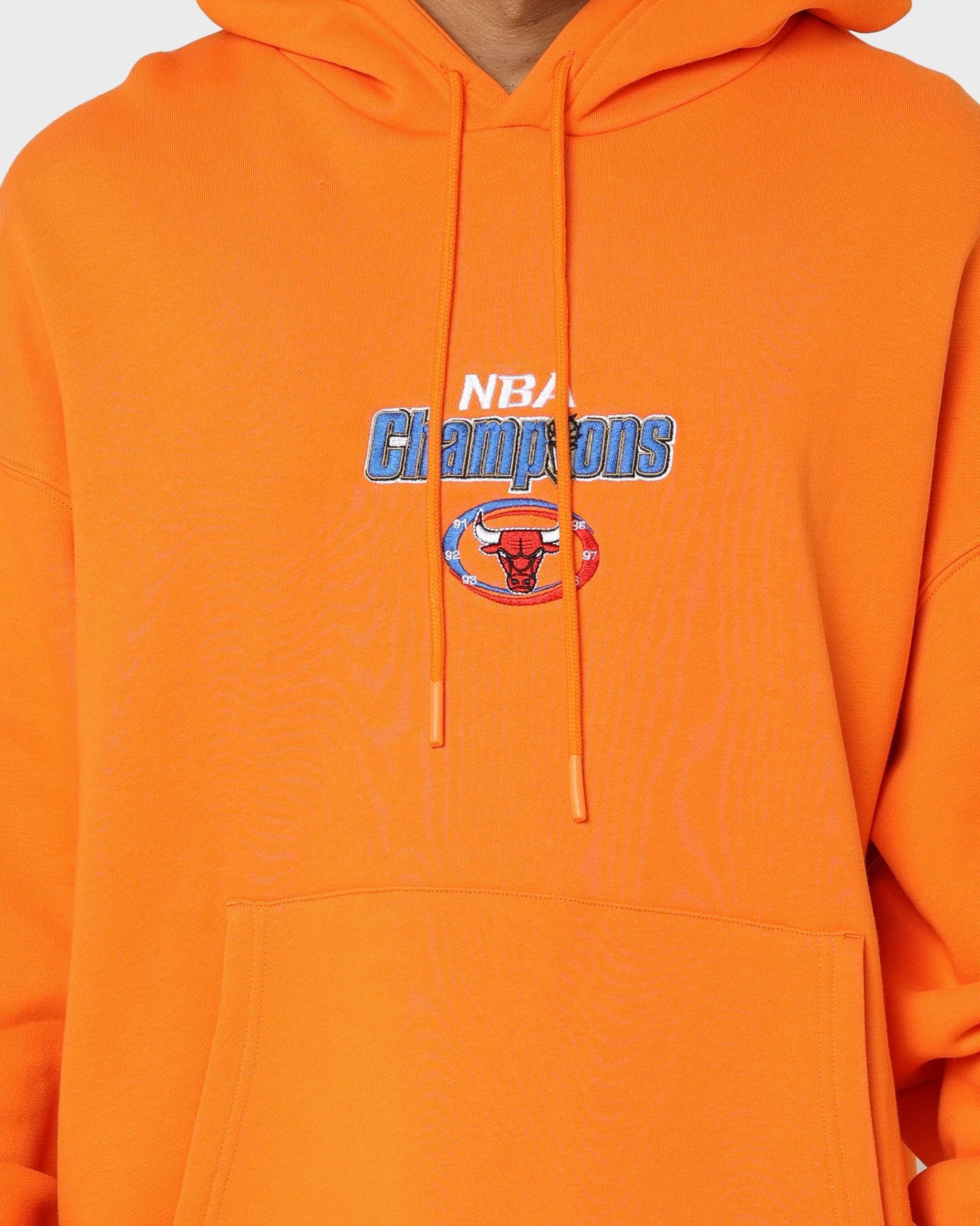 Mitchell & Ness Chicago Bulls Anniversary Hoodie Orange Operation