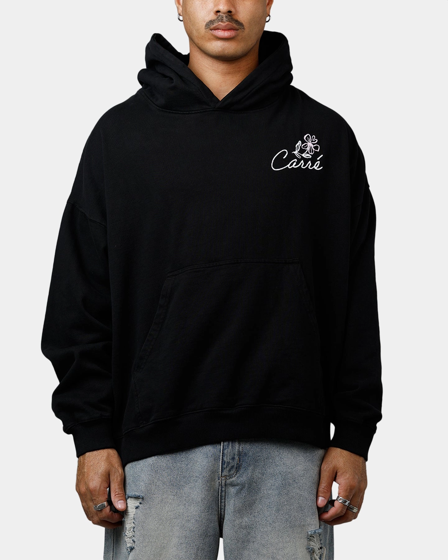 Carre Hand Picked Hoodie Black City Ready suitable for promotional activities