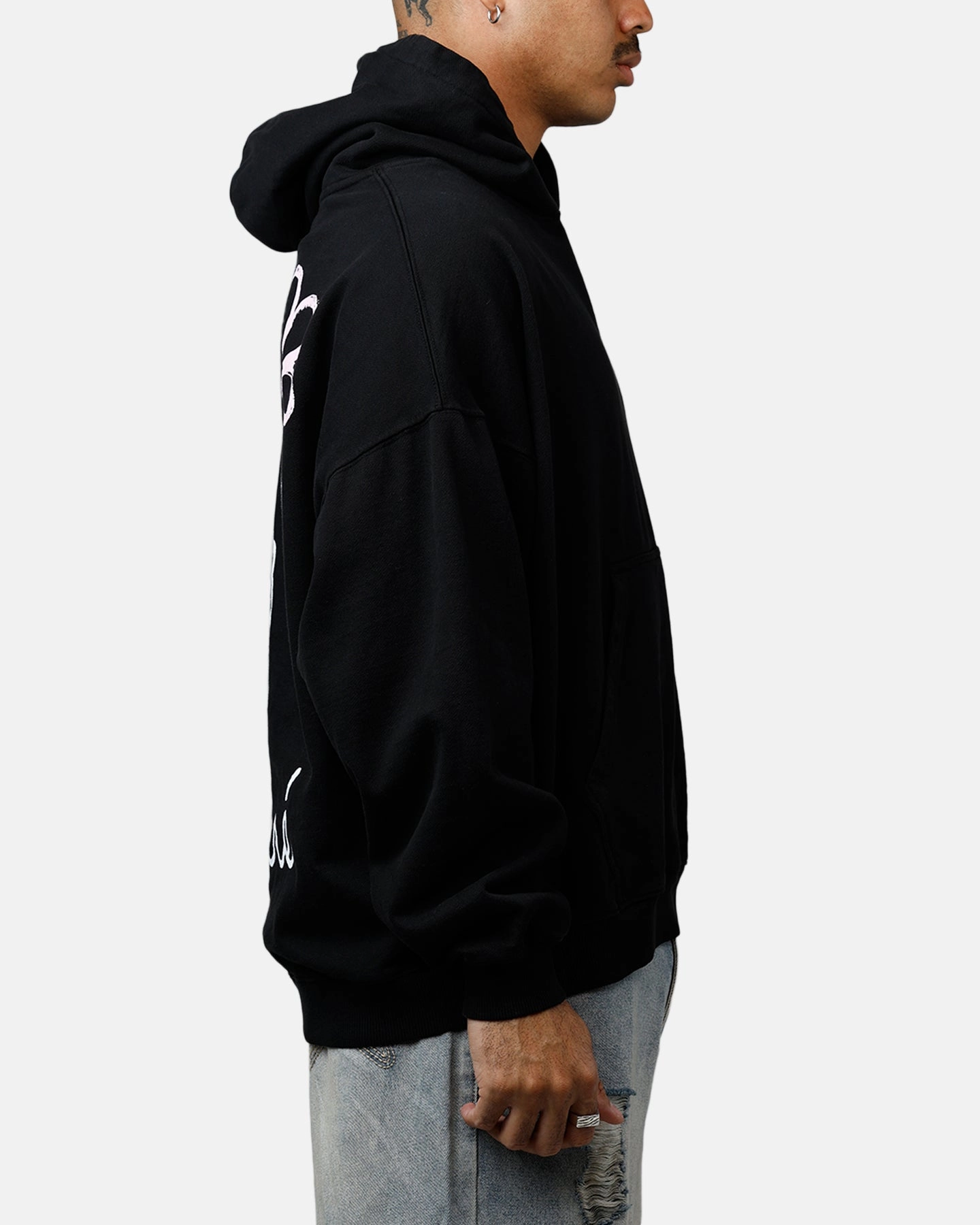 suitable for award ceremonies Allure Carre Hand Picked Hoodie Black