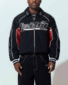 Loiter Formula Jacket Black/Red vintage